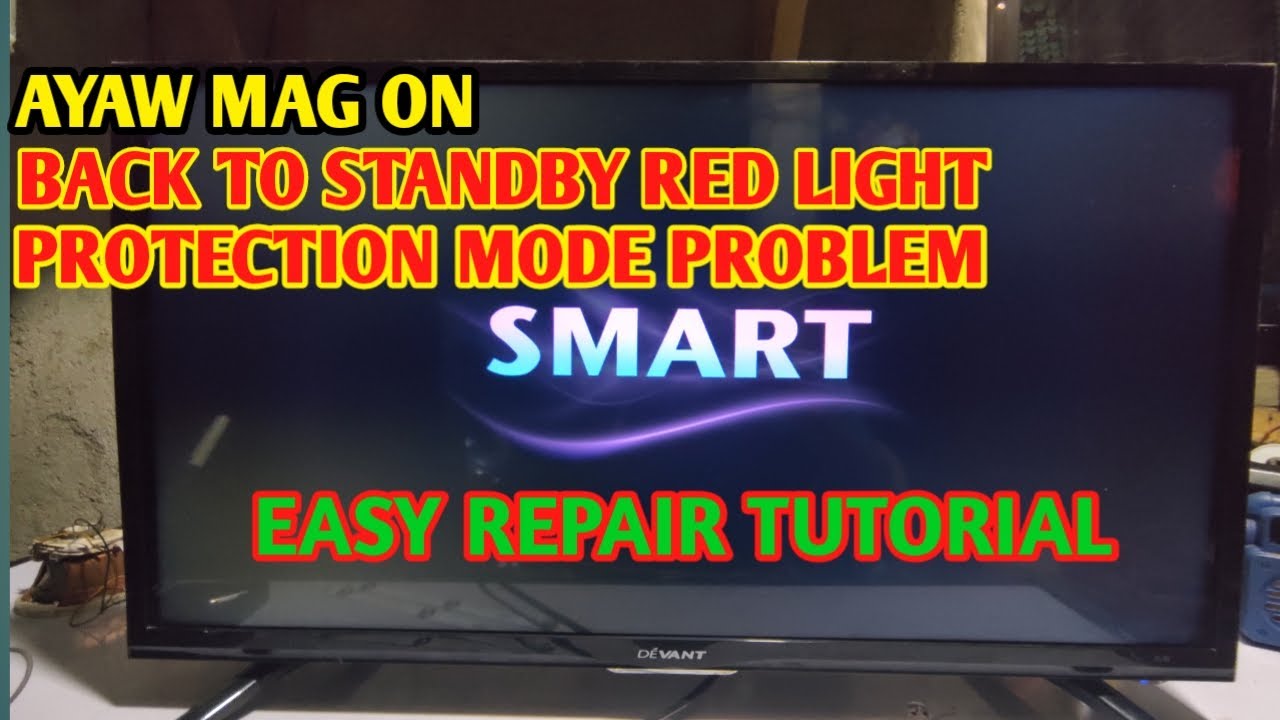 Devant Smart Tv 32 Standbye Problem Repair | Protection Mode. Hisense / Devant 32Ltv800