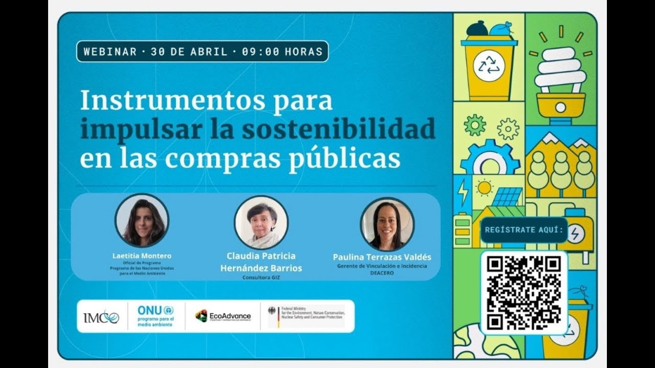 Webinar - Instrumentos para impulsar la sostenibilidad en compras públicas