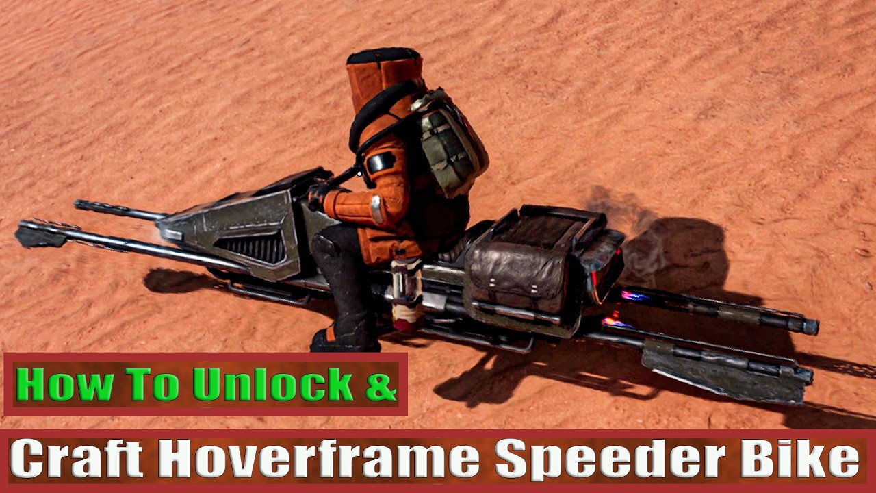How To Unlock & Craft Hoverframe Speeder Bike: Icarus Dangerous Horizons