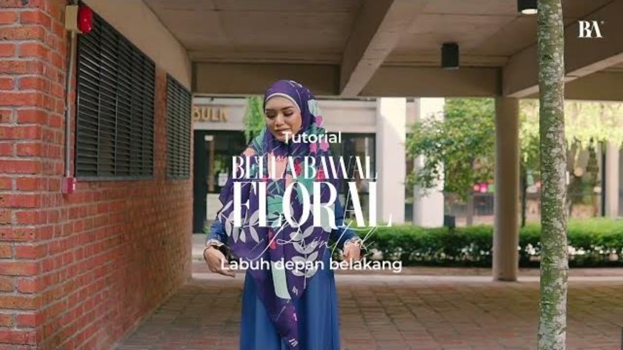 Tutorial Tudung Bawal Bidang 50 Gaya Terbaru 2022 Labuh Depan Belakang