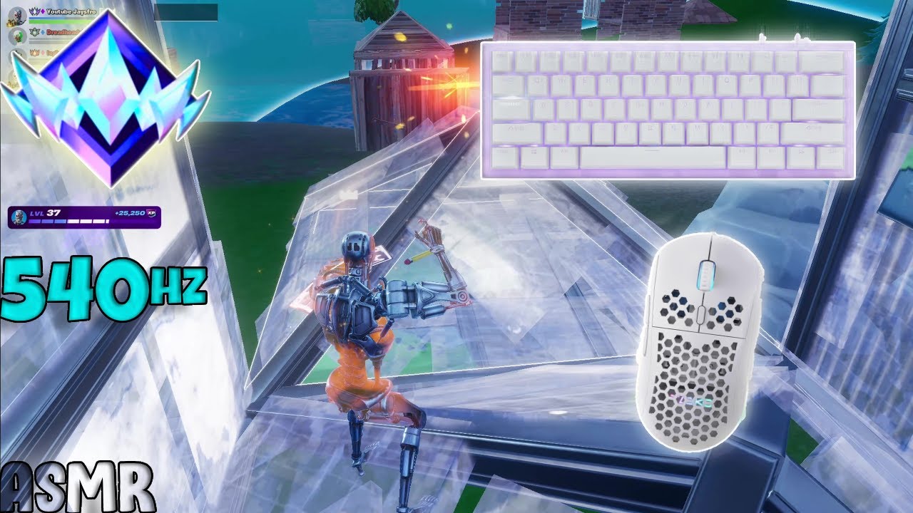 Womier M68 HE V2 ASMR 😴 Fortnite OG Ranked Reload 🏆 Satisfying Keyboard Fortnite 360 FPS 4K