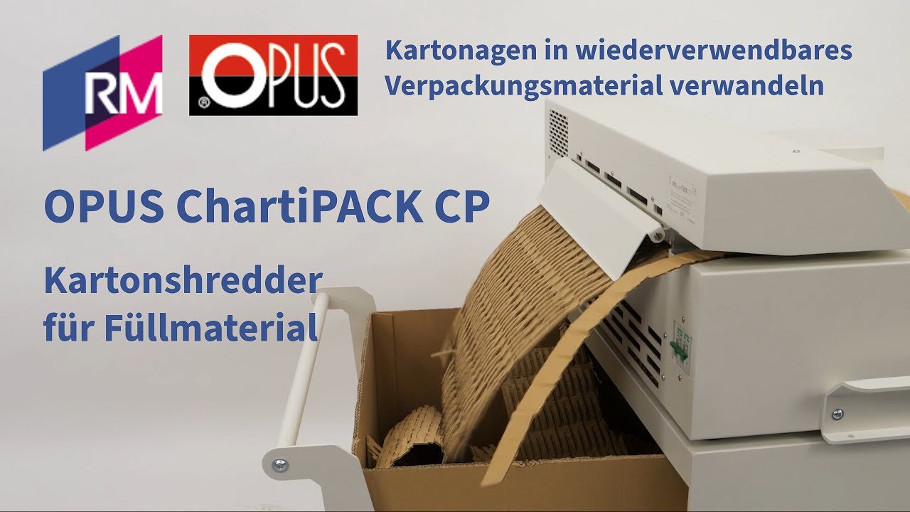 OPUS ChartiPACK CP - Kartonshredder für Füllmaterial zur Verpackung