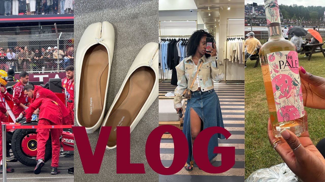 British Grand Prix - Formula 1 🏁 | Bicester Village & Unboxing | Shade Loso