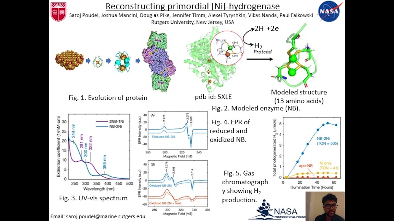 Poudel, Saroj, Flashtalk: Reconstructing primordial hydrogenase