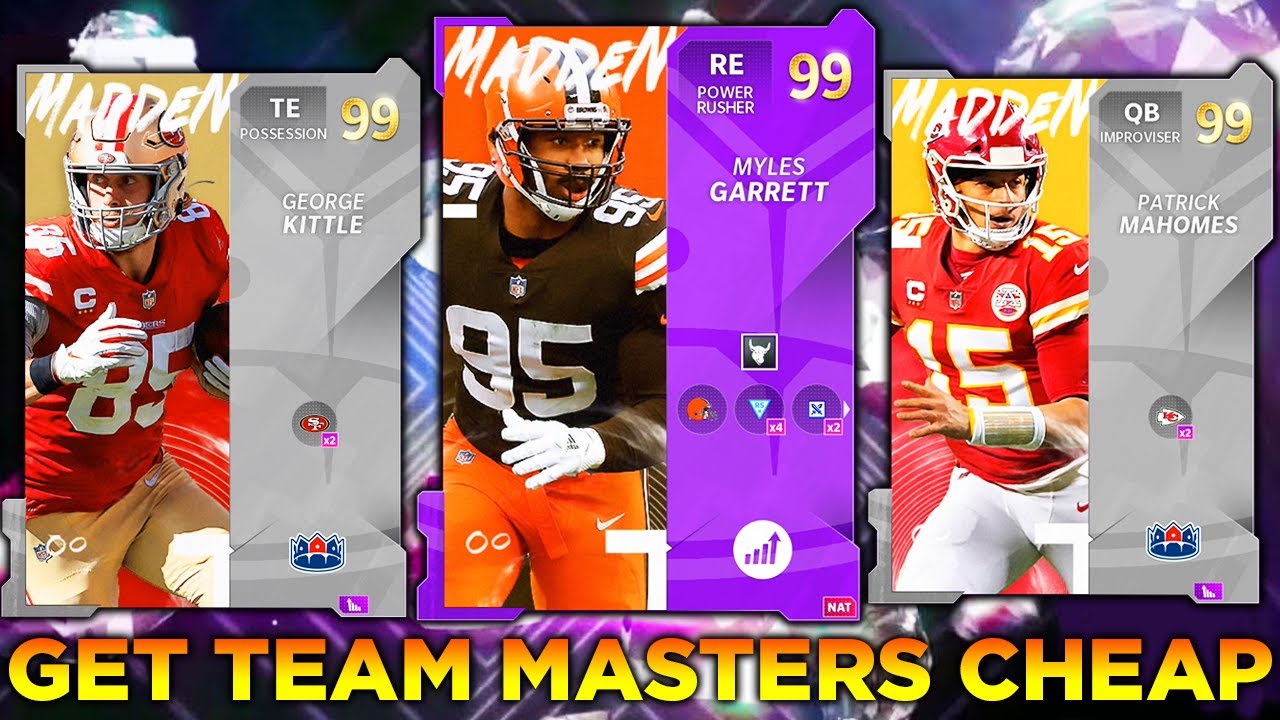HOW TO GET TEAM MASTERS CHEAP! MADDEN 21 ULTIMATE TEAM
