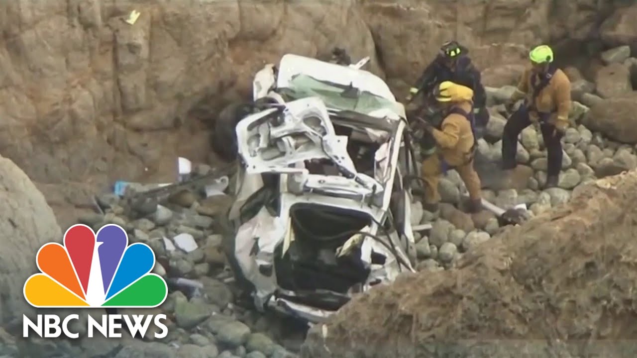 ‘We did not expect’ to find survivors after Tesla drove off California cliff, rescuer says