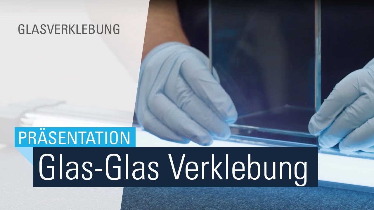 Professionelles Glaskleben mit Bohle - Glas-Glas mit UV-Klebstoff