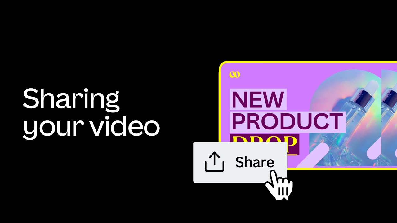 Sharing your video | Canva
