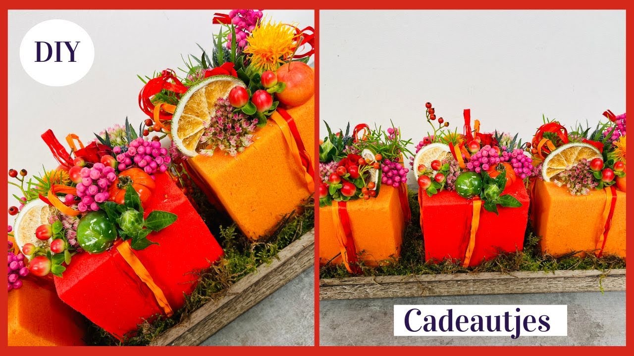 Herfst Cadeautjes 🌳🍂🍁| Cursus Bloemschikken #318  | Carlein Tukkers