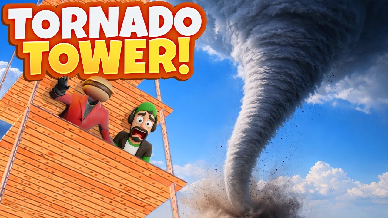 We Built a TOWER to Survive a GIANT Tornado (GMod)