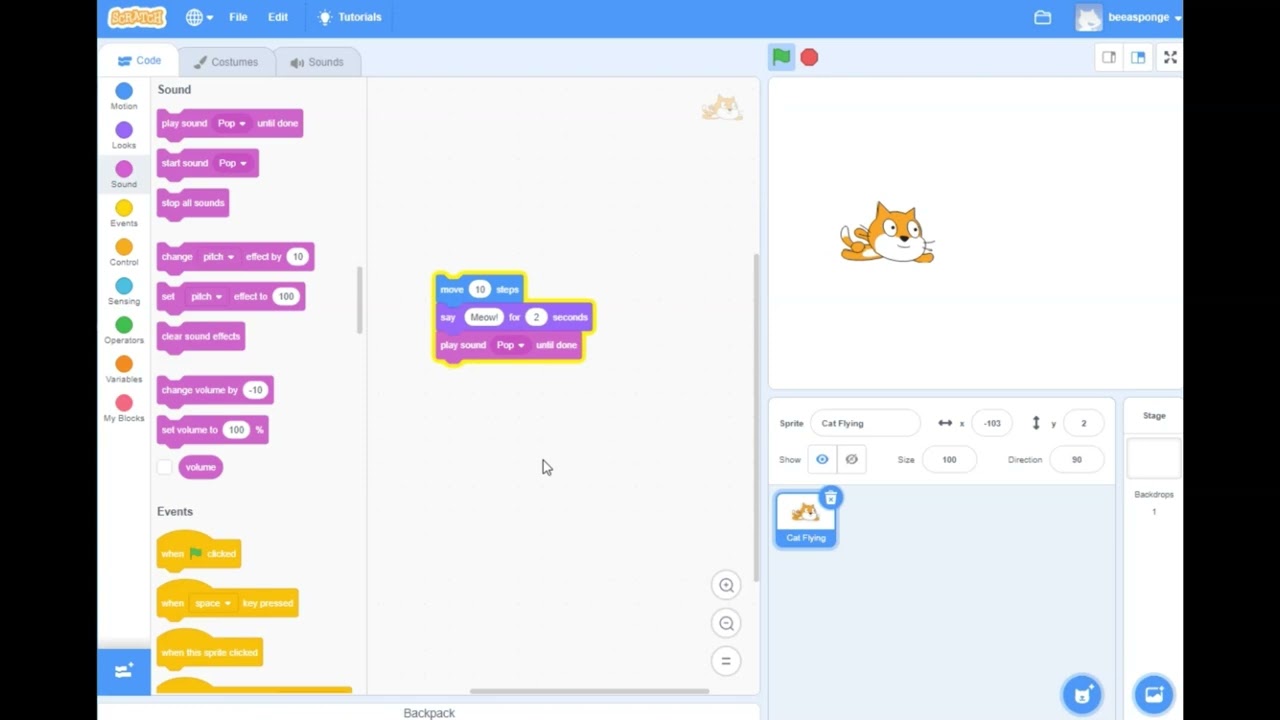 Getting started with Scratch