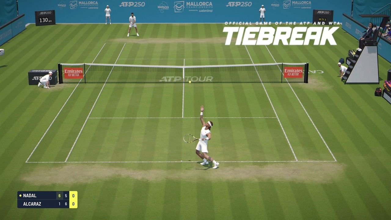 TIEBREAK - Rafael Nadal Vs Carlos Alcaraz I Mallorca Open I EPIC SET I Legendary AI (PS5)