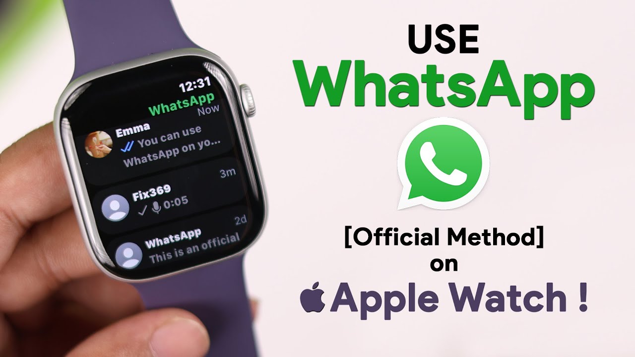 WhatsApp на Apple Watch — как использовать [официальный метод]