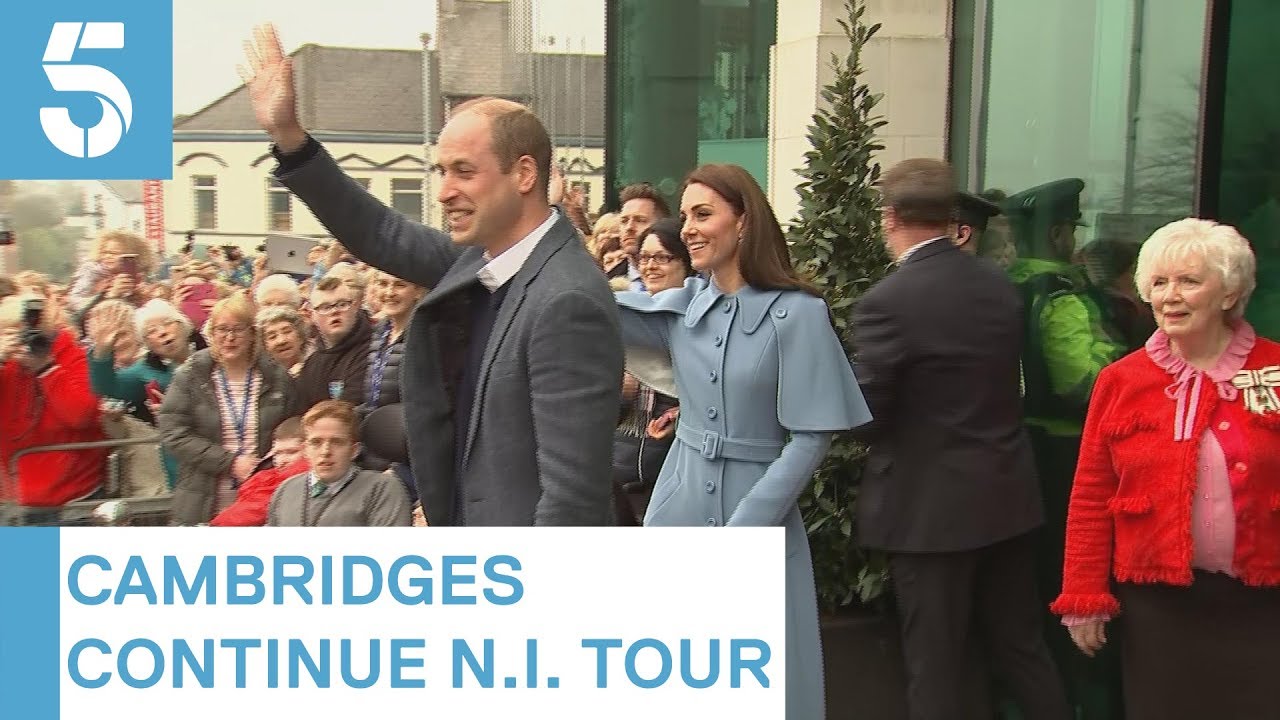 Duke and Duchess of Cambridge visit Ballymena on Northern Ireland trip | 5 News
