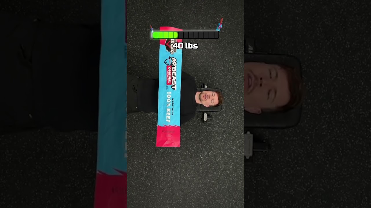 how many choclate did mr beast lift 