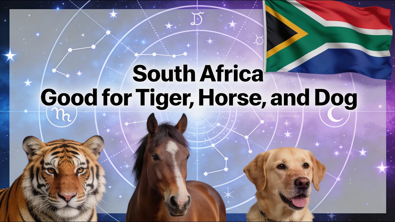 South Africa is Good for People Born in Years of Tiger, Horse, and Dog