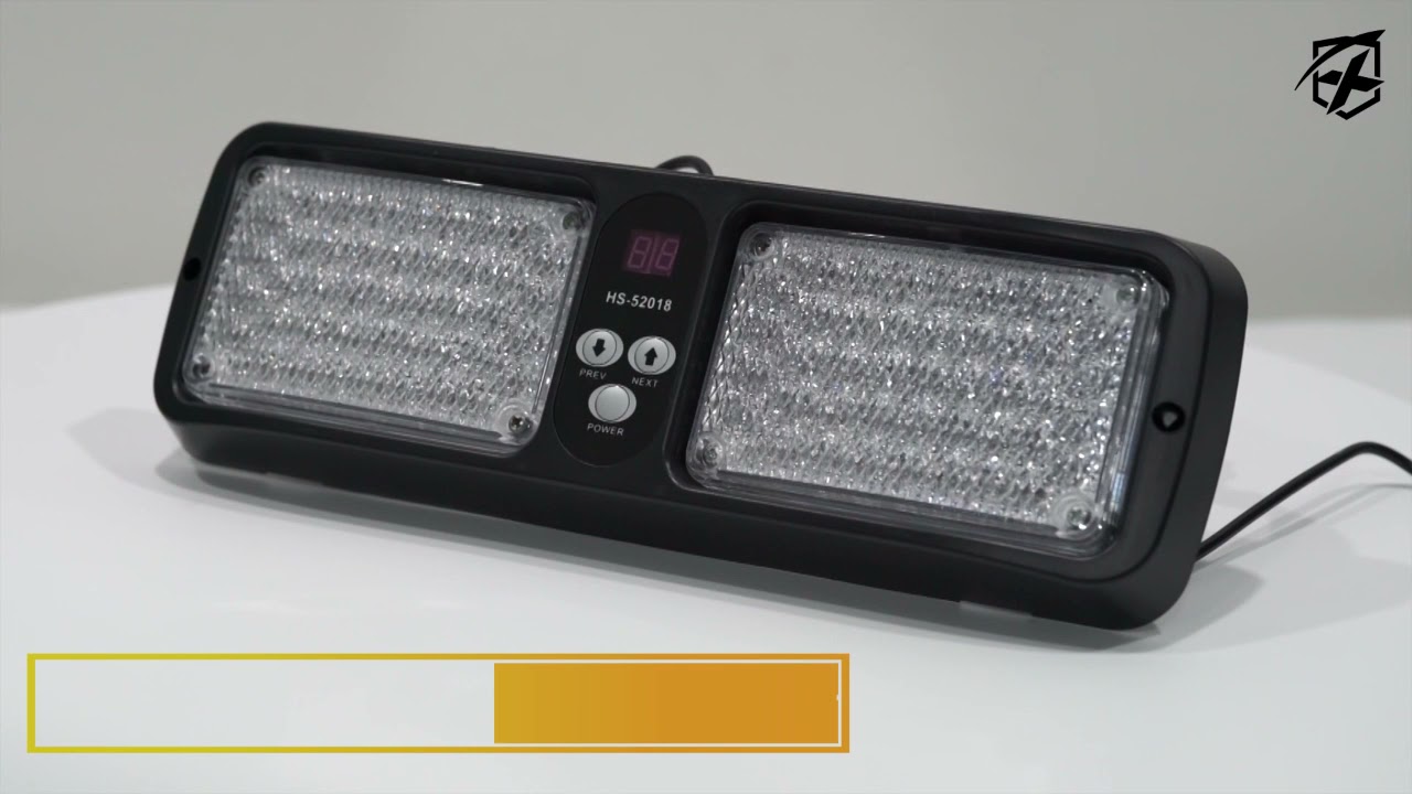 86 LED Trap Series Sun Visor Strobe Light