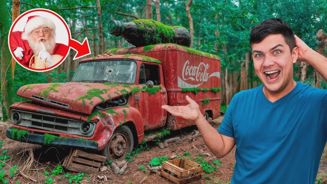 ¡Encontramos un camión de COCA-COLA abandonado! ¿Podremos arreglarlo?