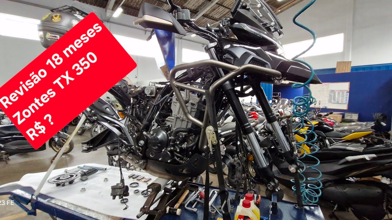 Zontes tx 350/ Espaço Motos Revisão 12000 km