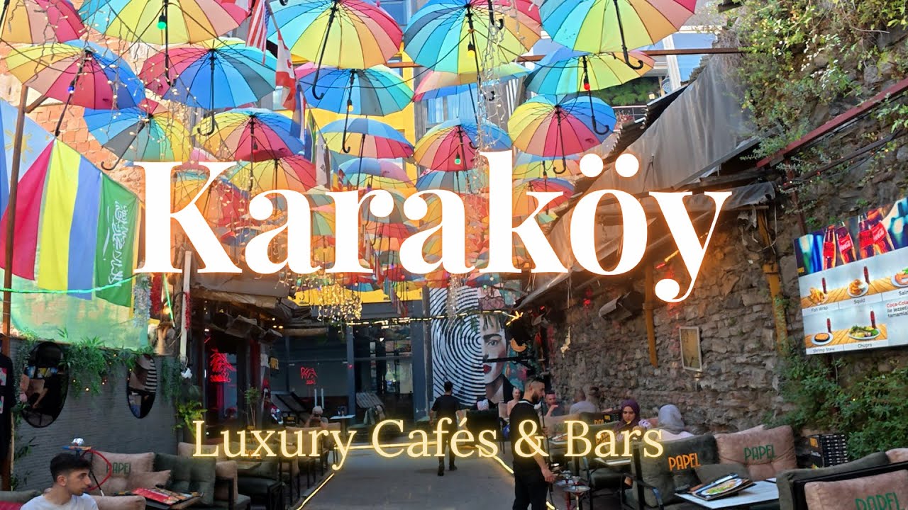 Luxury Cafés & Bars at karakoy and Galataport Istanbul | Vibrant Vibes with Global Tourists