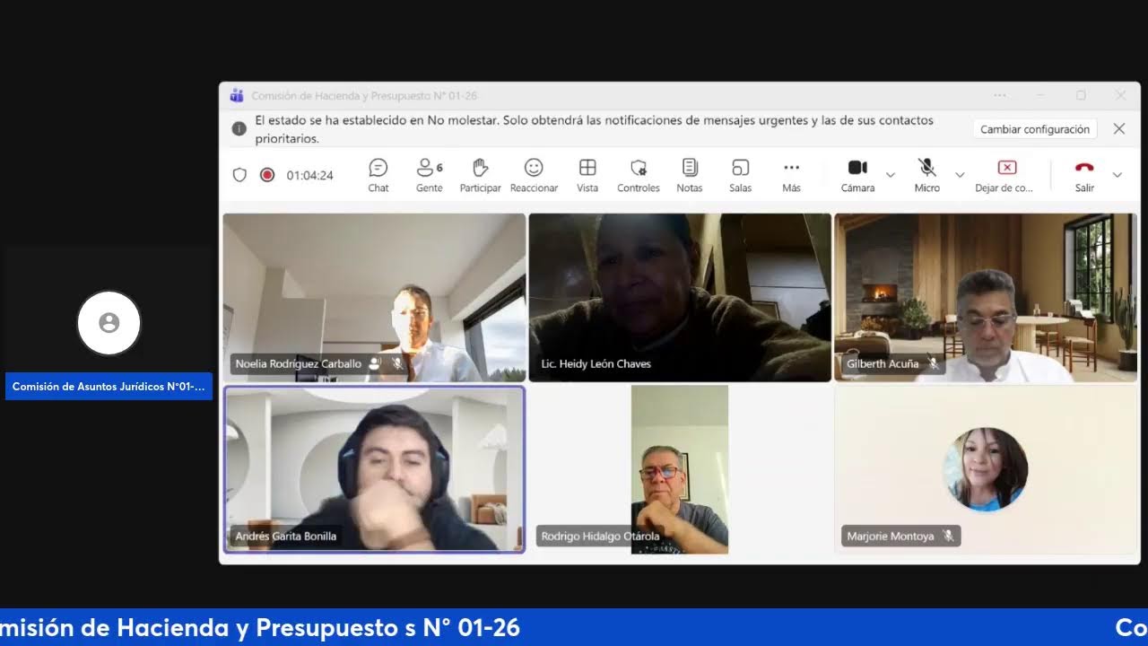 Comisión de Hacienda y Presupuesto N° 01-26