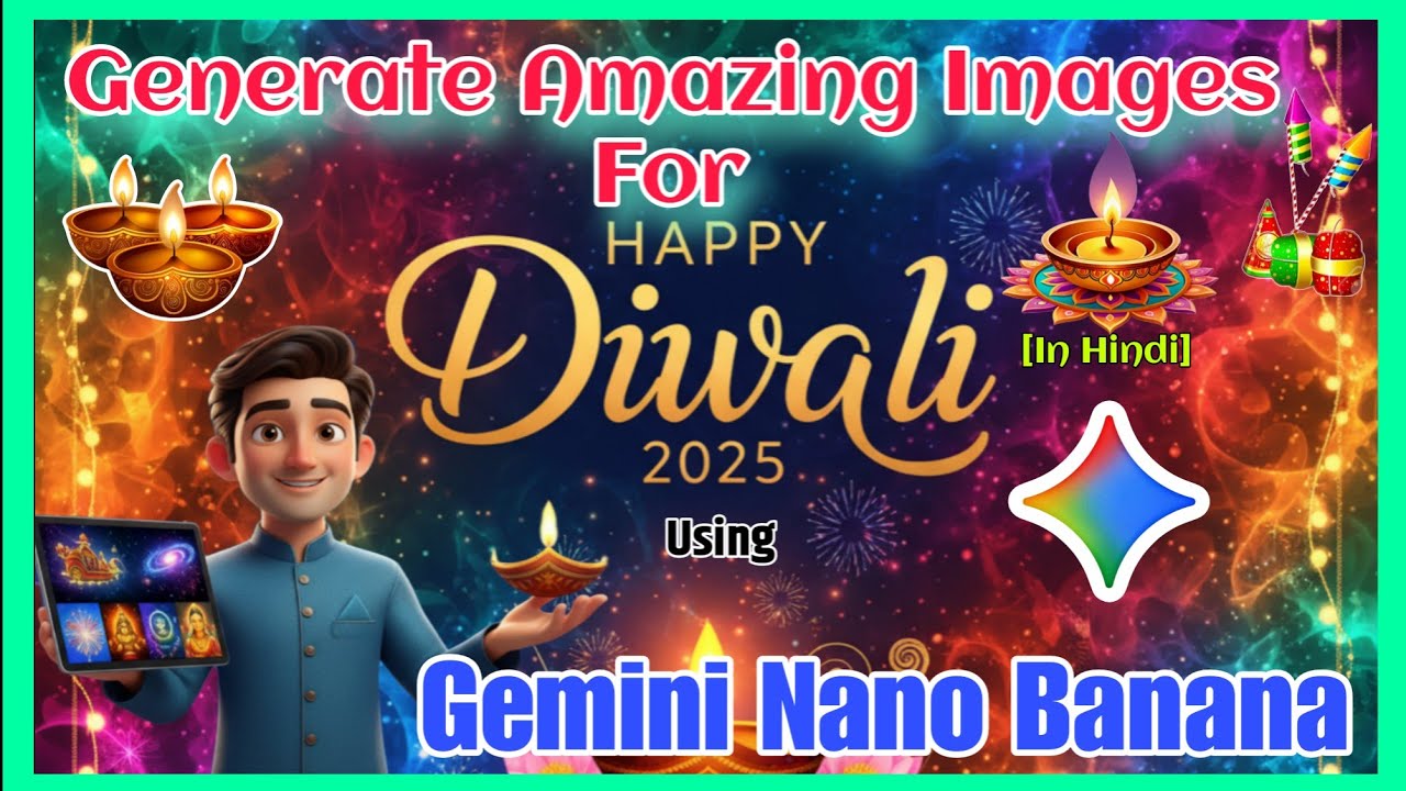 Generate Amazing Images For Diwali 2025| Gemini Se Diwali Ke liye Image Generate Karen| Gemini