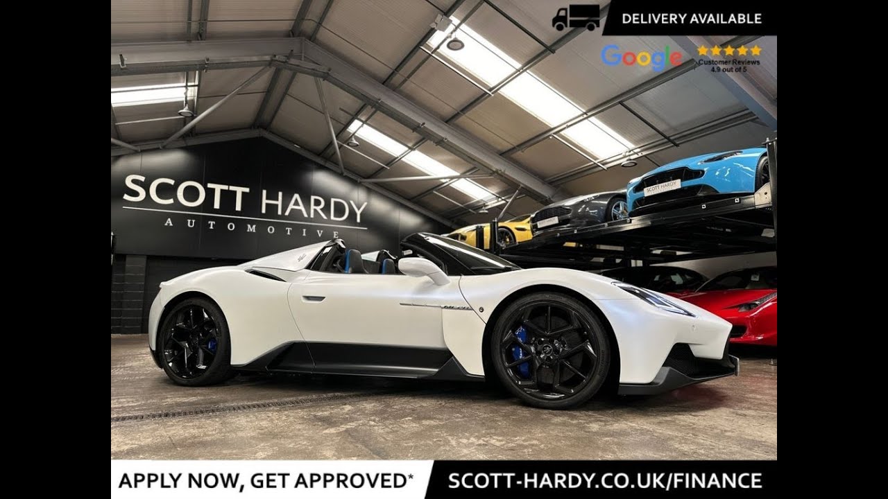 A STUNNING MASERATI MC20 CIELO IN THE ICONIC BIANCO AUDANCE WHITE - FULL WALKAROUND
