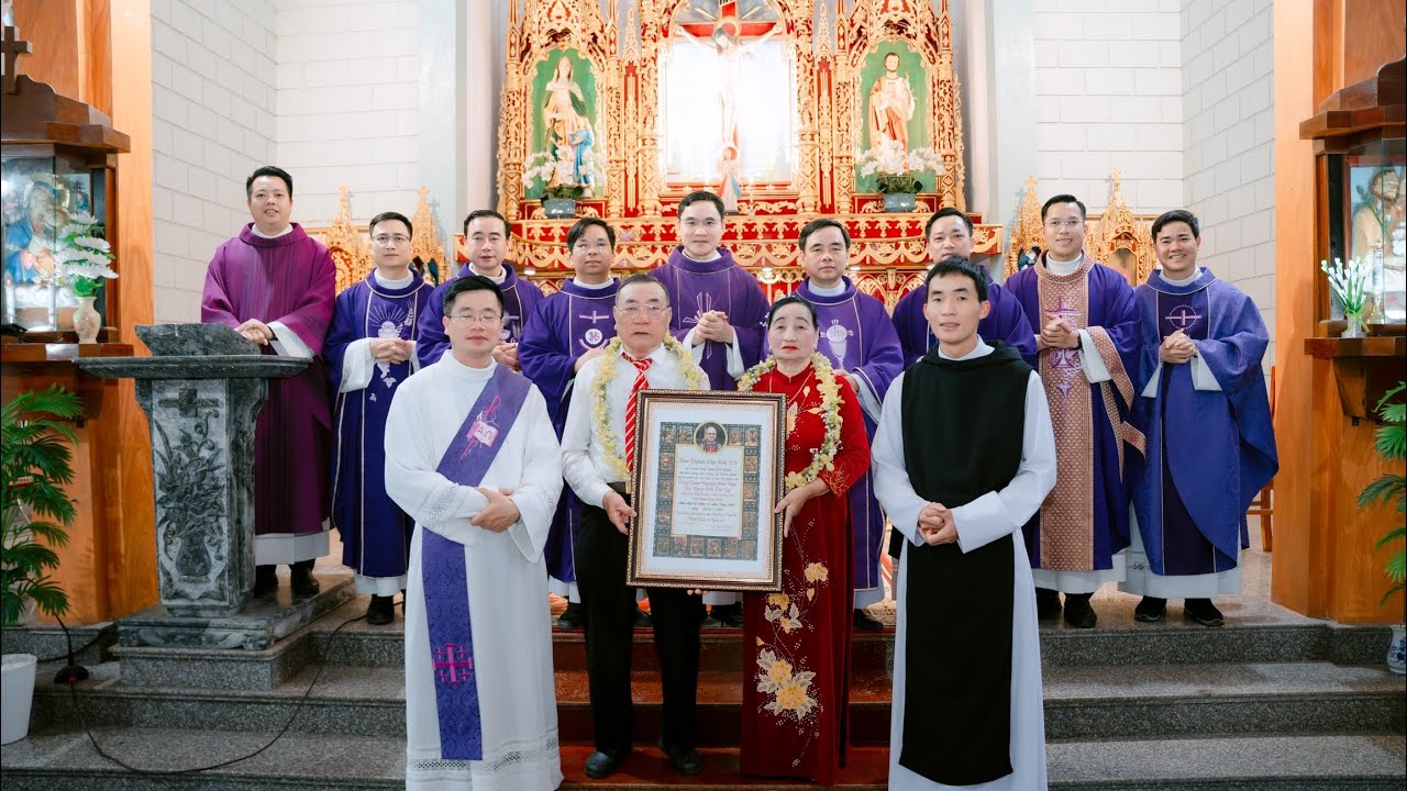 Ngọc Khánh Hôn Phối Giuse Nguyễn Đức Nho - Maria Bùi Thị Lạc (Giáo Họ Phú Long)