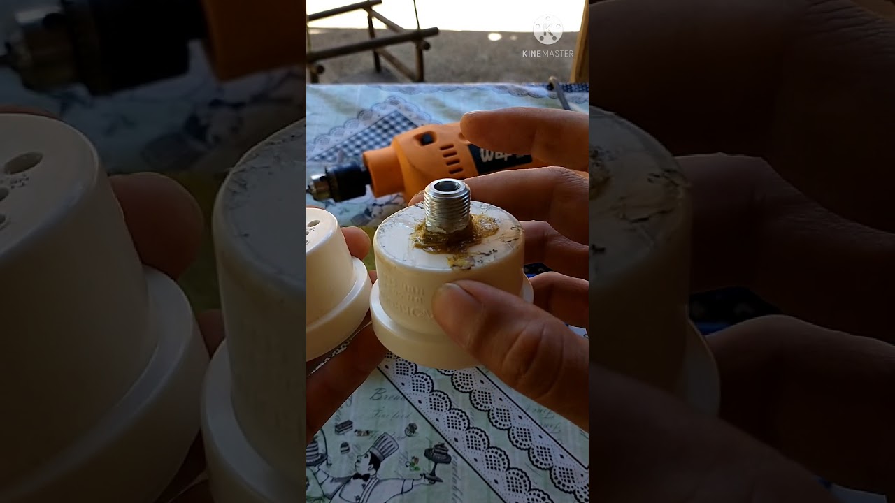 Filtro de ar para compressor! faça você mesmo bom e barato.