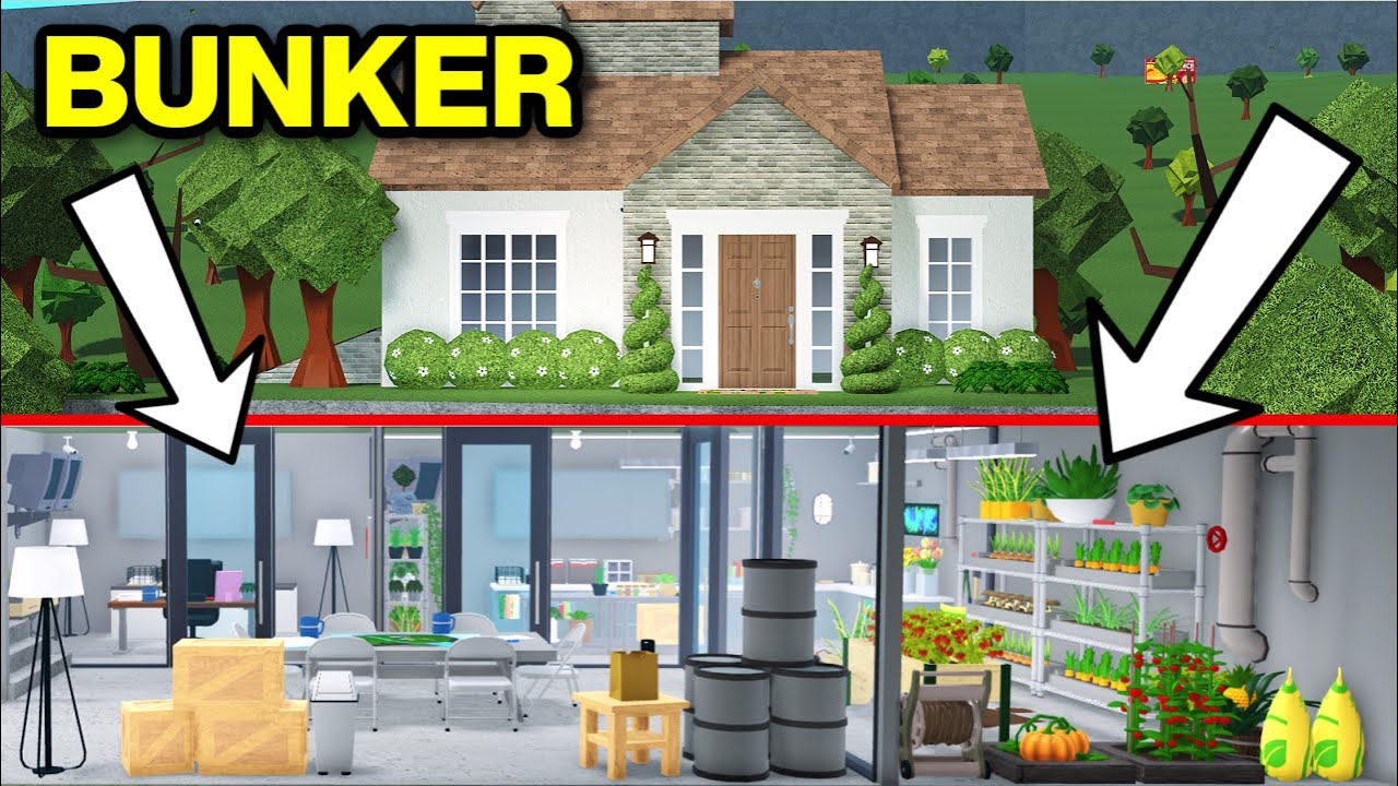 Building a BUNKER in Bloxburg Before it Goes FREE