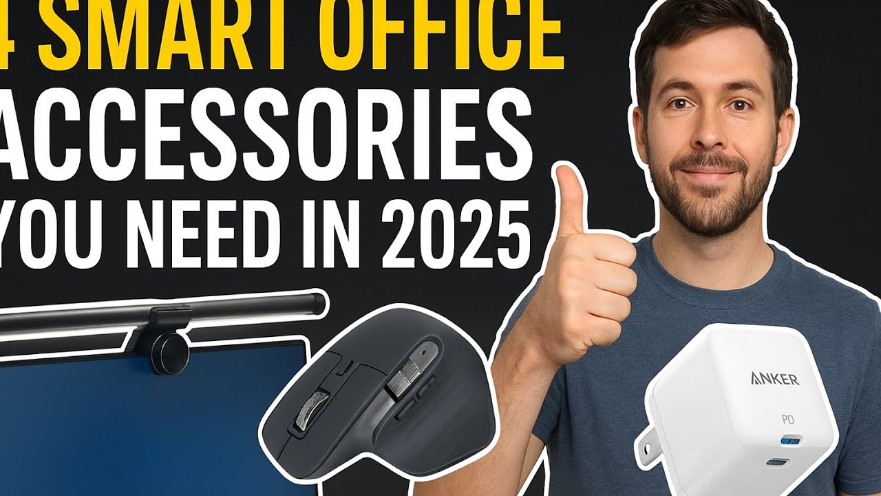 4 Smart Office Accessories You Need in 2025 (Amazon Tech Setup Upgrade)