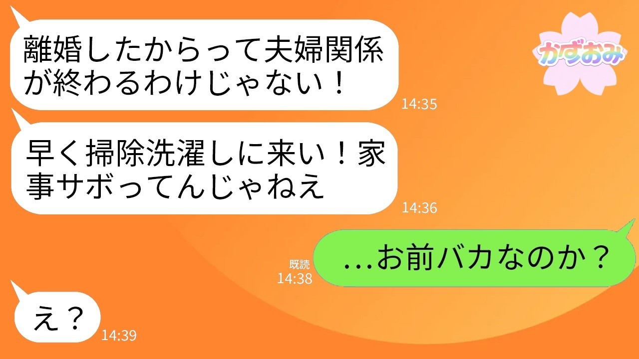 離婚しても『嫁扱い』する元夫にブチギレ！私の本気の反撃が想像以上すぎた
