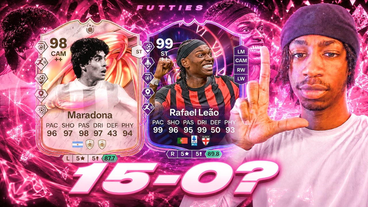 ЭТОТ ДУЭТ 99 LEAO И 98 MARADONA EVO &mdash; ПРОСТО ШУТКА!! 15-0, 1-Й РАНГ В CHAMPS!?!?!
