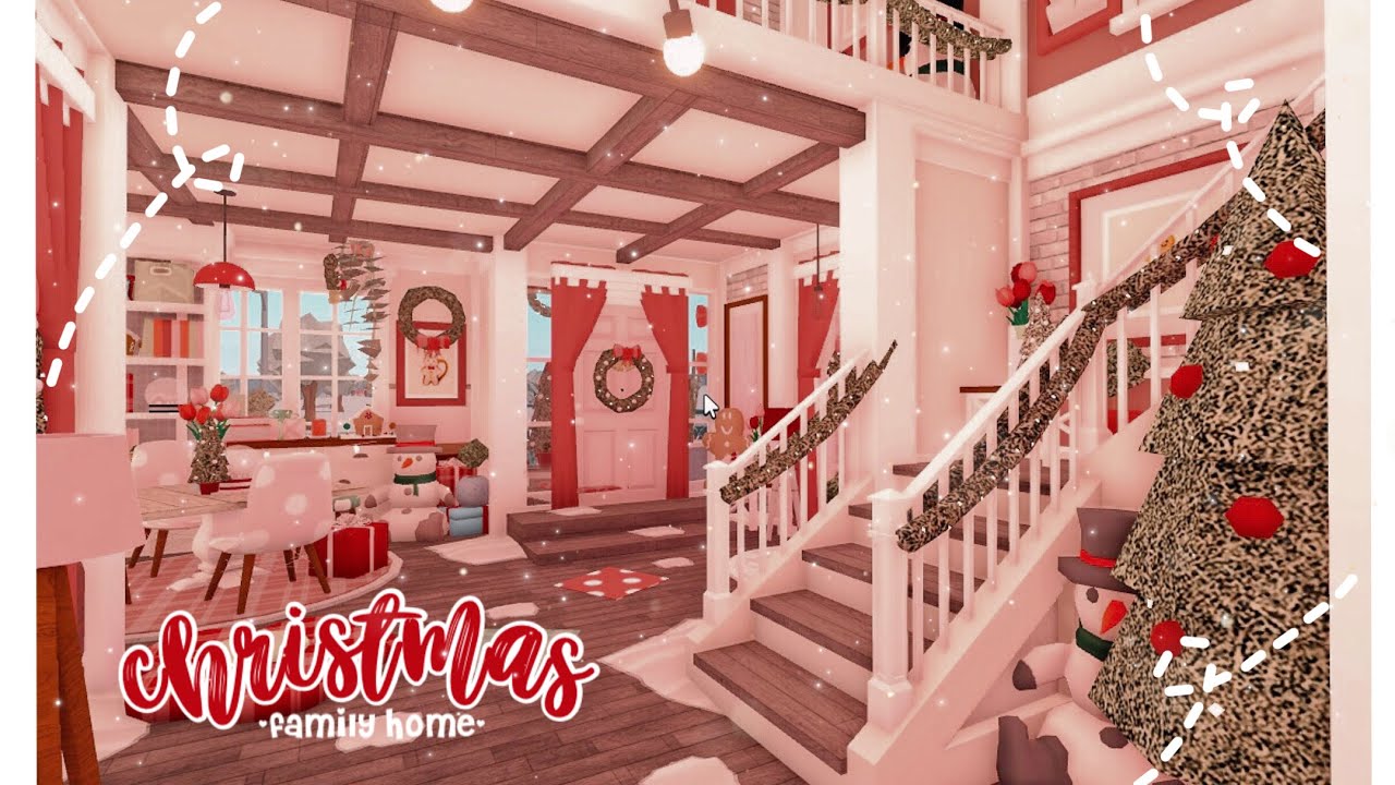 bloxburg | christmas family home | cxvixella ♡