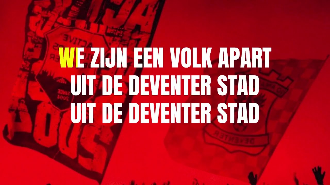 Tribunesong - Volk apart uit de Deventer stad