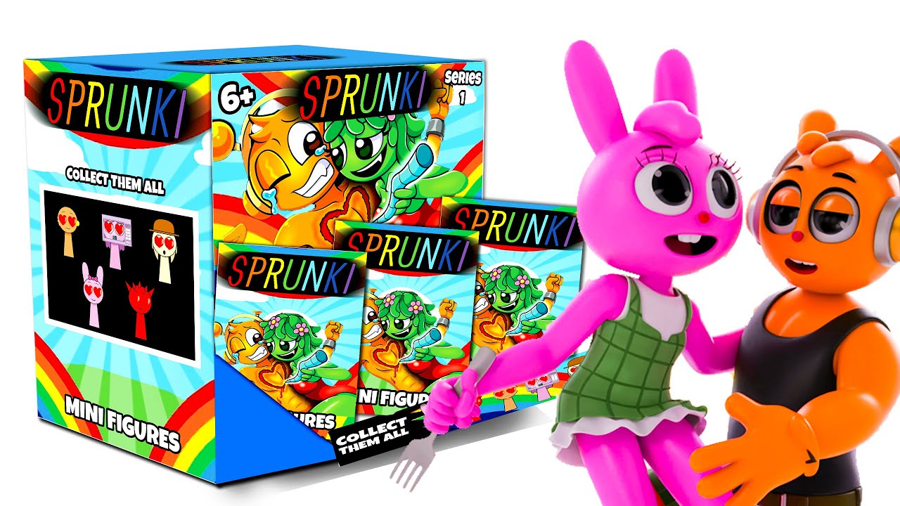The BIGGEST Sprunki LOVE STORY MYSTERY BOX! NEW Pinki X ORANGE, NEW SPRUNKI Tyler SNOWI Minifigures