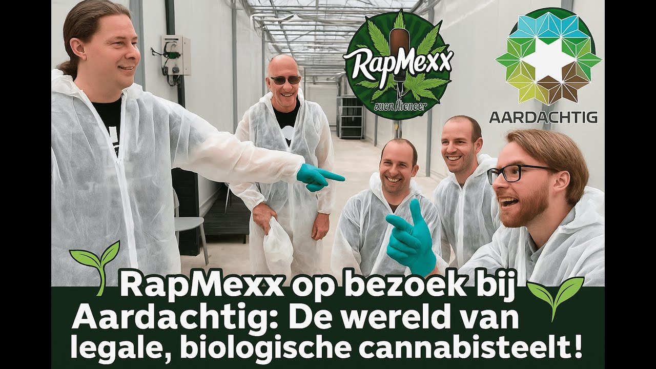 🌱 RapMexx op bezoek bij Aardachtig: De wereld van legale, biologische cannabisteelt! 🌱