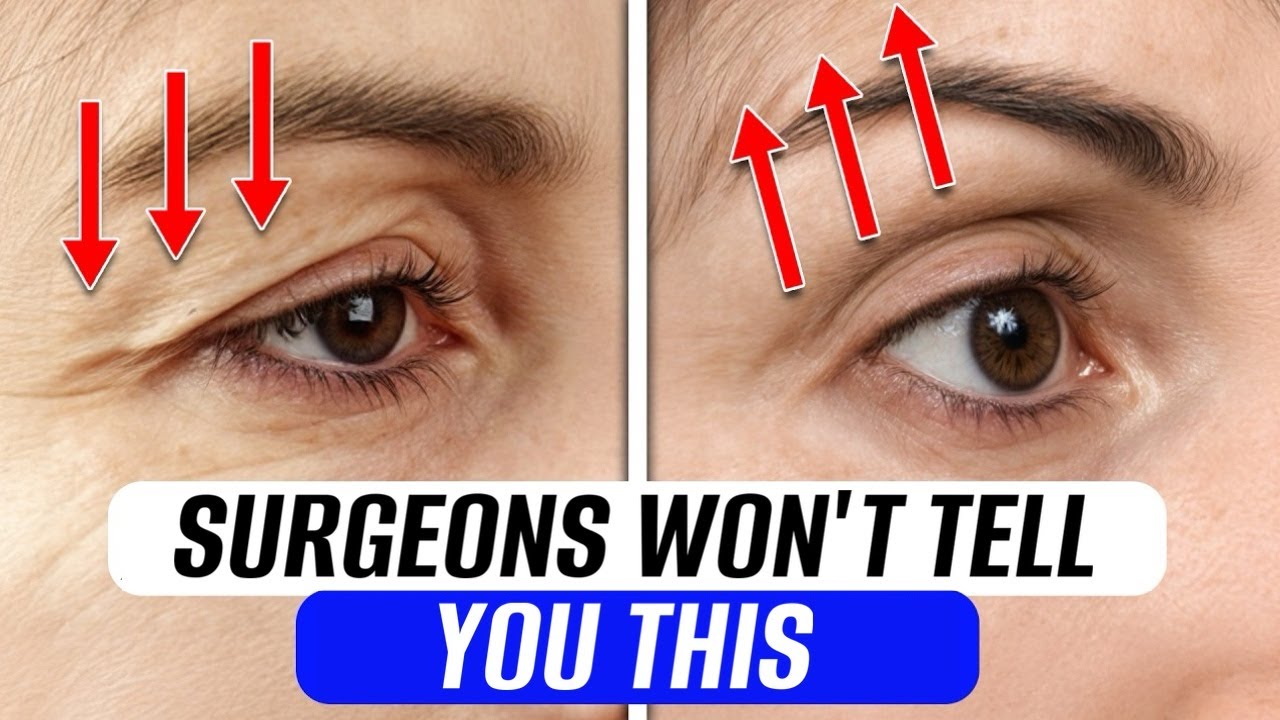 Girls regret not doing THESE EXERCISES earlier! / How to lift drooping eyelids WITHOUT SURGERY?