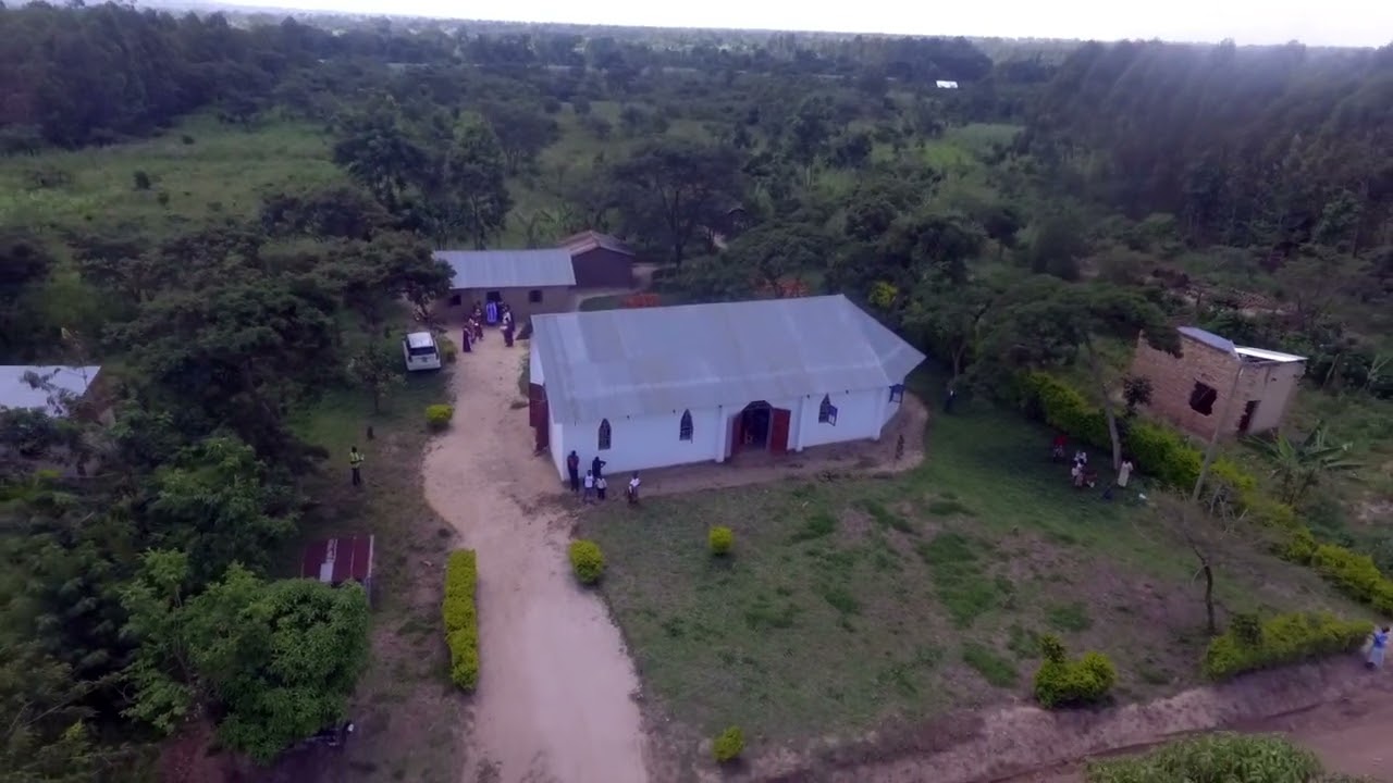 DRONE SHOT FOOTAGE FOR A CHURCH IN UGANDA(Free footage)