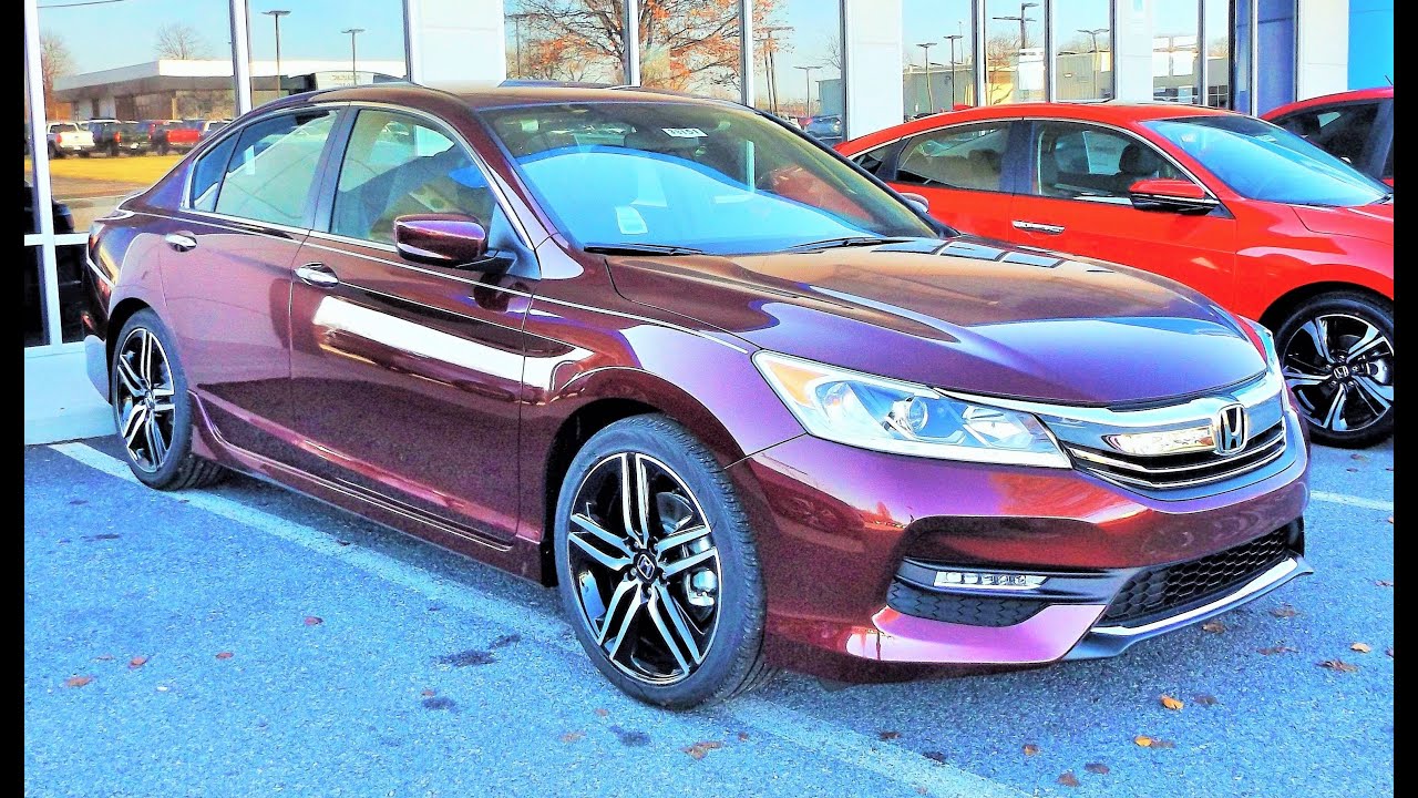 2016 Honda Accord Sport Start Up, Review and Full Tour