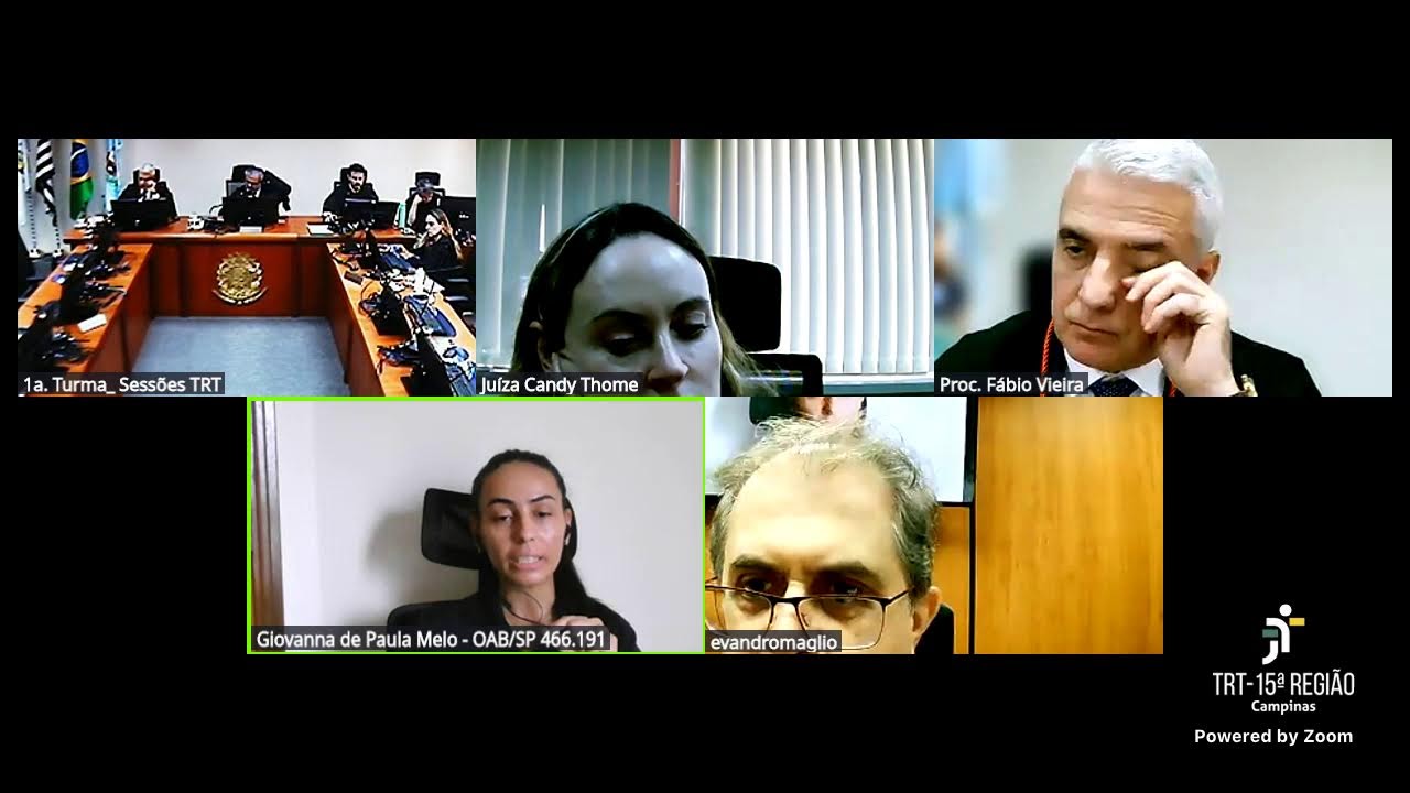 TRT15 - 1ª Câmara - 1ª Turma - 04/02/2026 - Manhã