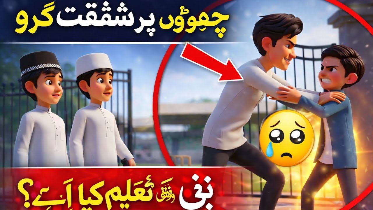 چھوٹوں پر شفقت کرو | Islamic Moral Story for Kids |3D Cartoon | Kids Cartoon | Little Muslim Stories