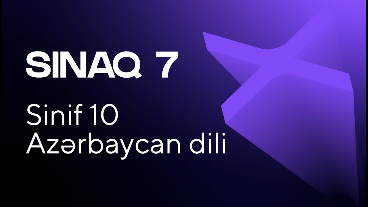 Azərbaycan dili 10 cu sinif   Güvən Sınaq 7 Buraxılış fənləri üzrə