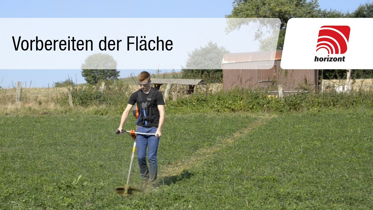 Schafzaun - Freischneiden der Weidefl&auml;che