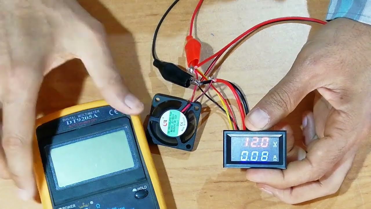 آموزش نصب و تست ولتمتر آمپرمتر دیجیتال روپنلی DCN-288