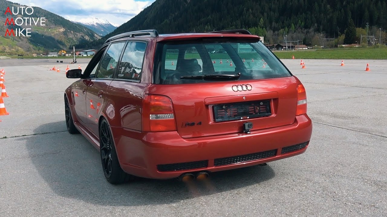 EPIC 766HP Audi RS4 B5 Antilag Sounds & Drag Racing!
