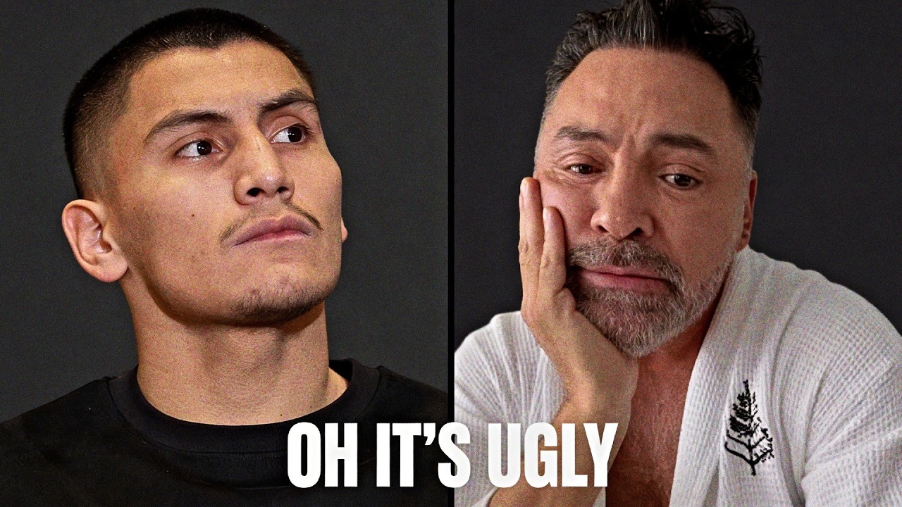 This Just Got MESSY Between Oscar De La Hoya & Vergil Ortiz Jr…