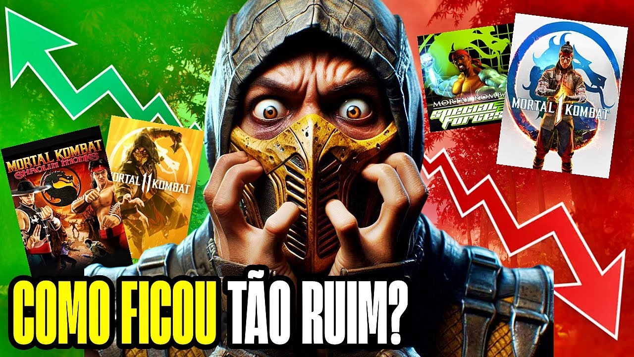 POR QUE A SAGA MORTAL KOMBAT FICOU RUIM? A TRISTE DECADÊNCIA DOS JOGOS DA FRANQUIA