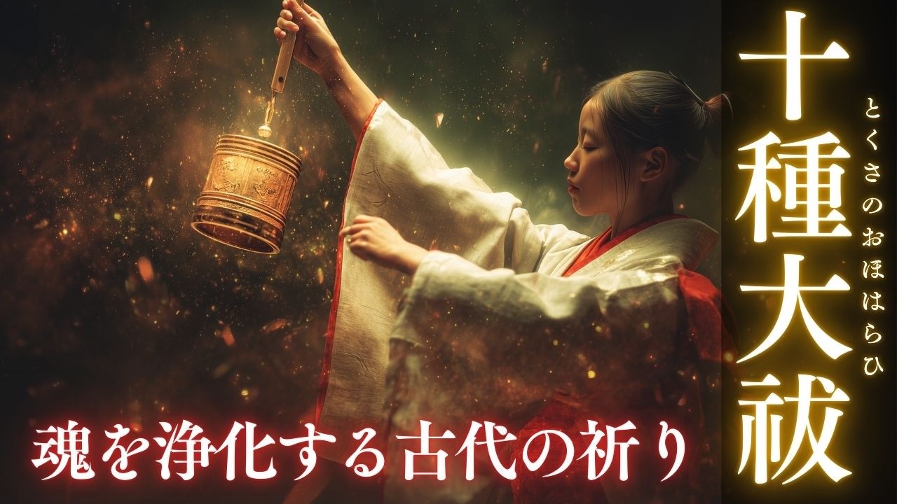 【十種大祓】魂を整える日本最古級の祓いの祝詞｜十種神宝の神秘の力で浄化と運気上昇癒しの祈り｜Japanese Purification Prayer & Spiritual Healing Music
