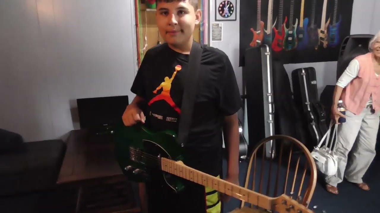 This Guitar, is a young mans BIRTHDAY GIFT !!